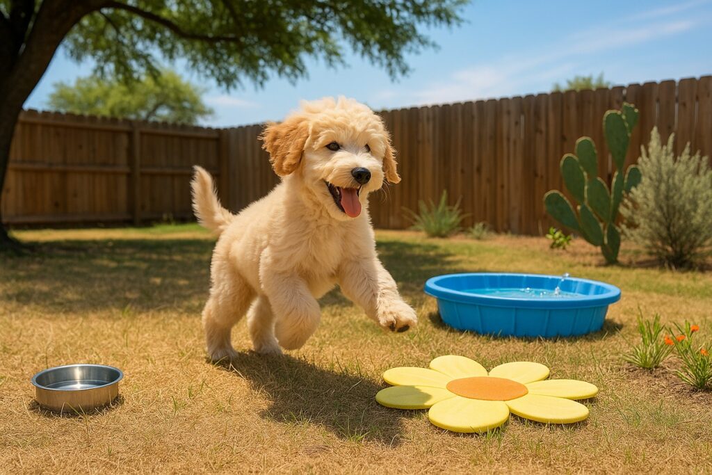 puppy care tips summer texas