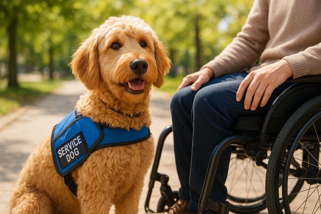 Top 5 Qualities That Make Goldendoodles Perfect Service Dog Candidates 2 Goldendoodle as a service dog